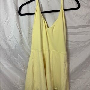 Yellow Halter Dress